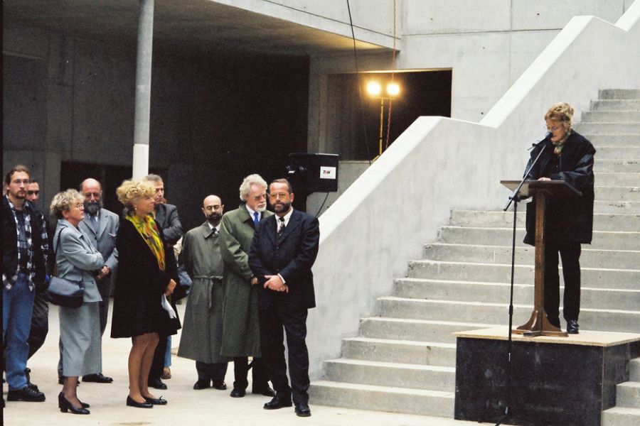 2000_10_20_Ceremony for the new lecture theatre and canteen complex on Oderufer-2
